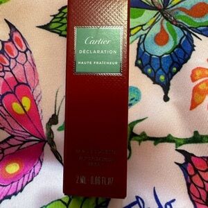 🆕Cartier Déclaration Eau de Toilette sample 2 ml new